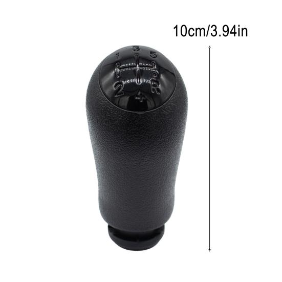 Yousheng 5-Speed Gear Shift Knob for Renault Ergonomic Replacement Handle Universal Car Gear Shift Lever Handle Dust-Proof Cover Black Gear Lever