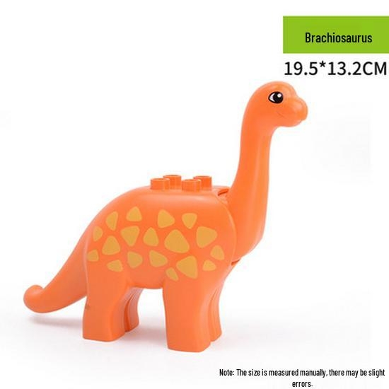 Large Animal Building Blocks: Dinosaur, Tiger, Elephant, Crocodile, Giraffe DIY Educational Toys for Kids