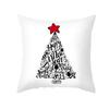 New Christmas Pillowcases Home Office Decoration Printed Linen Cushion Supplies