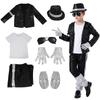 Halloween Coplay Outfit for Show Performance Party Michael Jackson Celebrity Birthday Carnival Billie Jean Pop Star MJ Costume