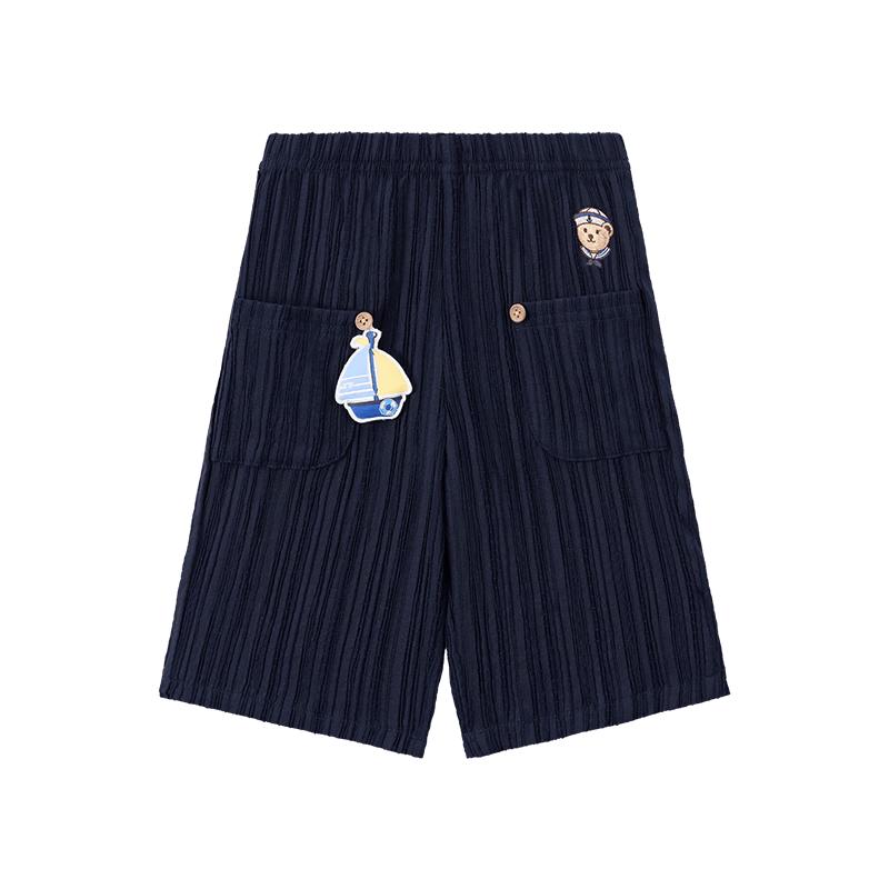 Teenie Weenie Kids Boys' Vertical Stripe Loose Shorts