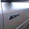 Car Door Protector Anti-Collision Patch 2pcs Shark Gill Shape Anti-Scratch Sticker Adhesive Anti Collision Car Corner Bumper