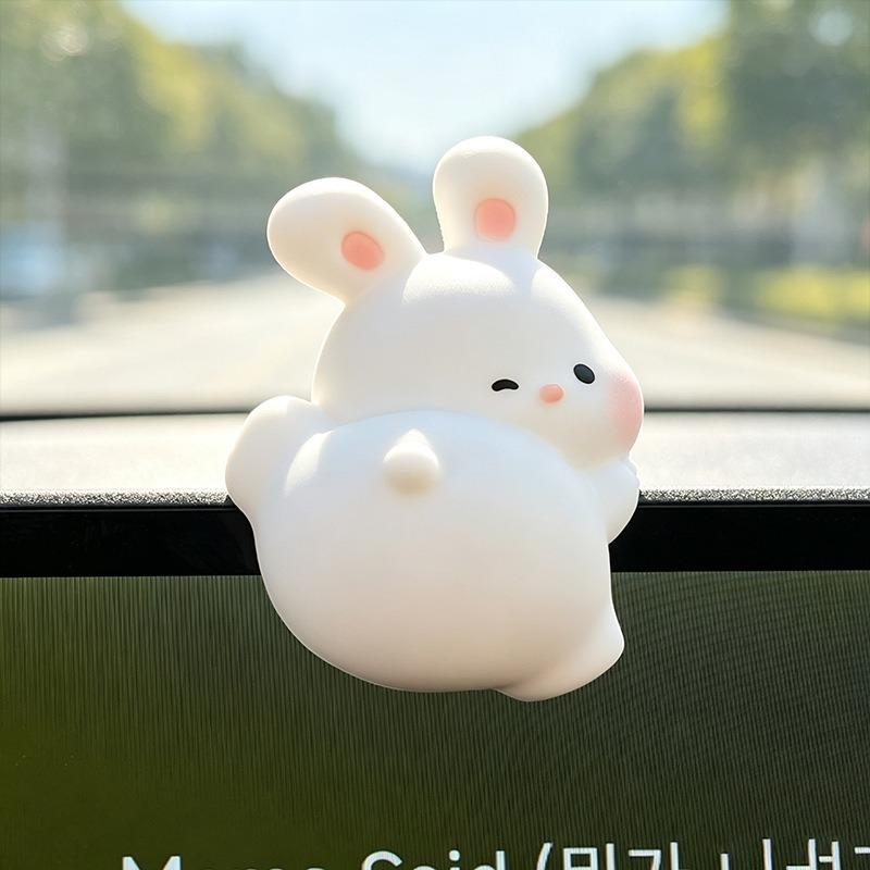 Cute Cartoon Car Dashboard Doll Car Screen Interior Decor Ornament