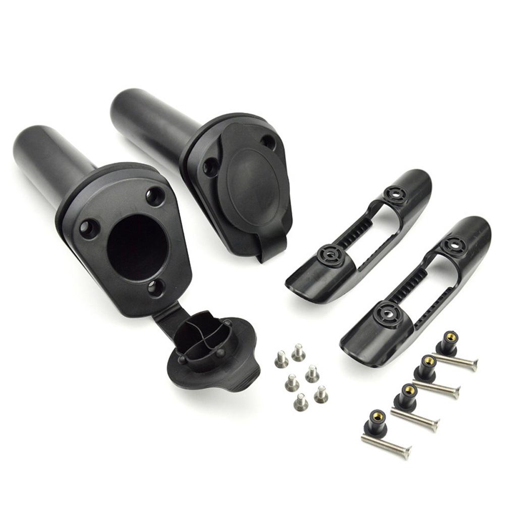 Universal Kayak Canoe Deck Mounted Paddle Clip + Screws Kayak Accessory