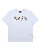 Pipilapin Women'S Snack Wappen Emblem Short Sleeve T-Shirt/Fm9Wts09F White
