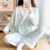 2024 Pure Cotton Maternity Kimono Pajamas - Spring/Summer Postpartum/Nursing Wear for Pregnant Women