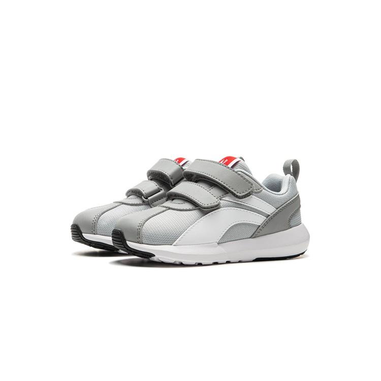 Li Ning Kids Fashion Comfortable Non-Slip Wear-Resistant Rebound Low-Top Casual Shoes Kids Casual Shoes Gray White YKAP148-23