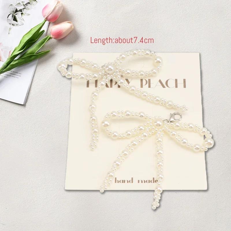 1 Paar Fliege Perle Blume Schnürsenkel Schnalle Schuhanhänger Schnürsenkel Dekorationsclips Schuhzubehör für Frau Weiß und Silber