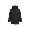 Levis Warm Solid Color Hooded Down Jacket Men Outerwear Black A0950-0000
