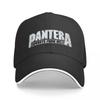 Berretto da camionista bianco con logo della band Metal Pantera Merchandise Snapback vintage per unisex Cappellino regolabile