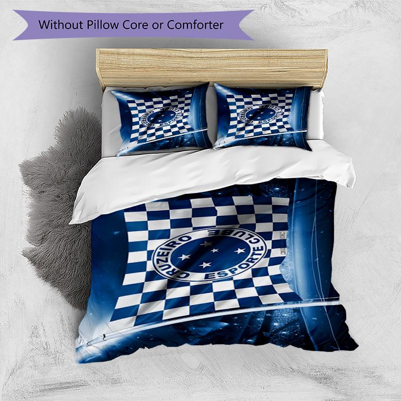 Fc Esporte Printed Pattern Duvet Cover Set – includes 1 duvet cover and 2 matching pillowcases Bedroom decor Christmas gifts