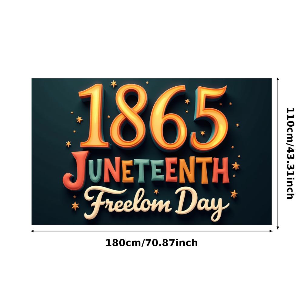 

Bright Theme Festival Banner Banner Decoration Freedom Day Banner for Public Exhibits Educational Events Cultural Festivities