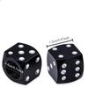 Aluminum Dice Tire Valve Caps Wheel Stem Tyre Tire Car Truck Motocycle Bike Dustproof Air Valve Dust Cap Cover Auto Accessoires