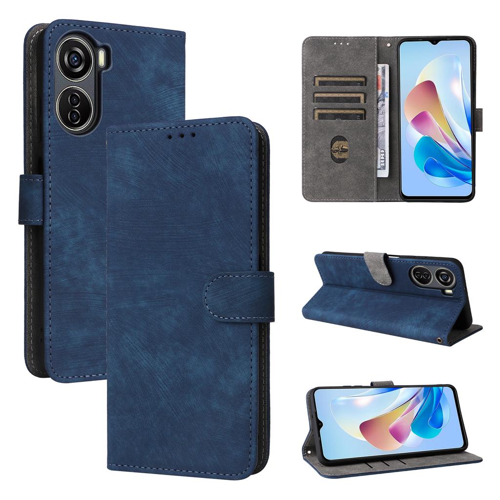 For ZTE Blade V41 Vita 5G/Axon 40 Lite/Blade V40 Design/V50 Design 5G/nubia Neo 5G Leather Case Phone Cover RFID Blocking