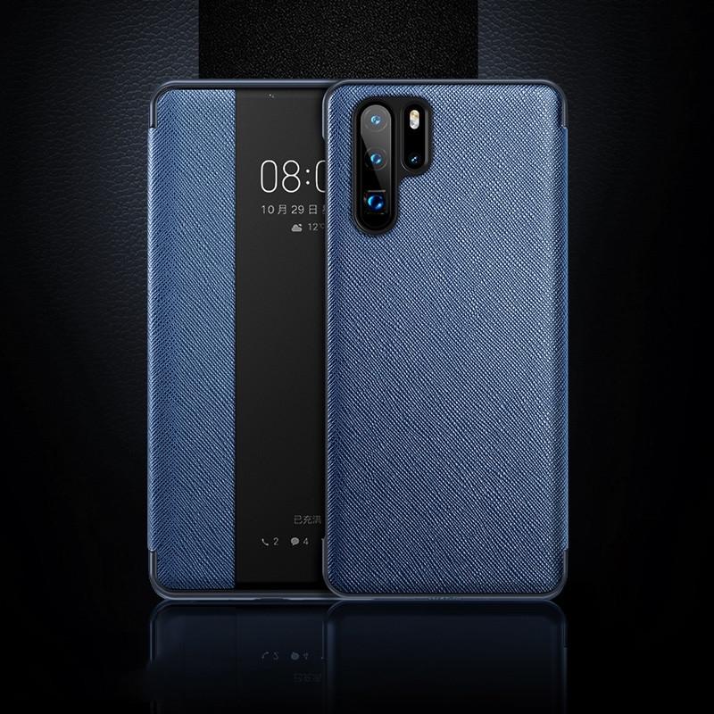 Housse Protection Néoprene Pour Huawei P30 - Noire - Fermeture Zip + Clip Ceinture