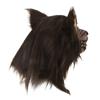 Realistic Wolf Head Mask Halloween Horror Head Cover With Hair Role Play Party Props Masquerade Performance Props
