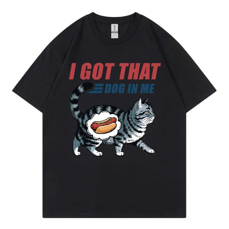 Ich habe diesen Hund in mir Costco Grafik T-Shirt Lustig Kirkland Hot Dog Meme T-Shirt Unisex Unisexs Vintage Stil Kurzarm T-Shirt