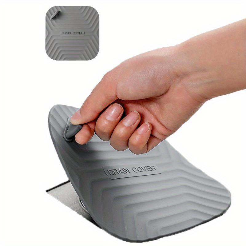 Toilet Silicone Floor Drain Pad Insect Proof Sealing Cap Bathroom Drain Cover Kitchen Sink Bathtub Hair Stopper Deodorize Floor Drain Mat