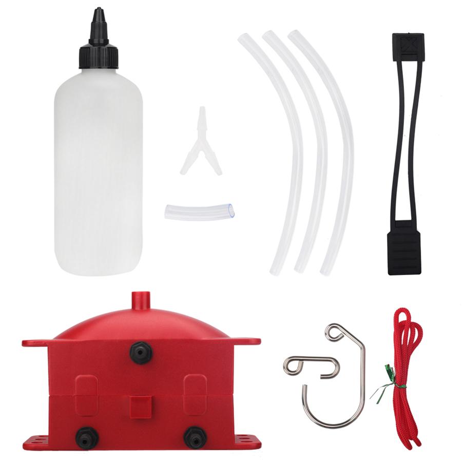 Motorcycle Chain Clean & Lube Device Kit Brush Gear Cleaner Cleaning Tool Set