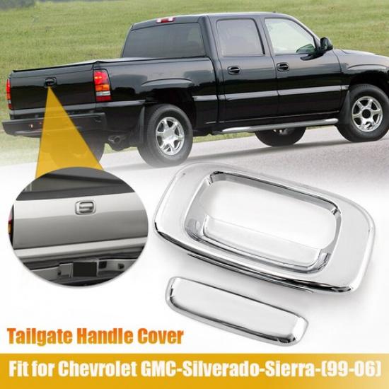 Подходит для 1999-2005 2006 Chevy Silverado GMC Sierra 1500 Накладки на ручку задней двери