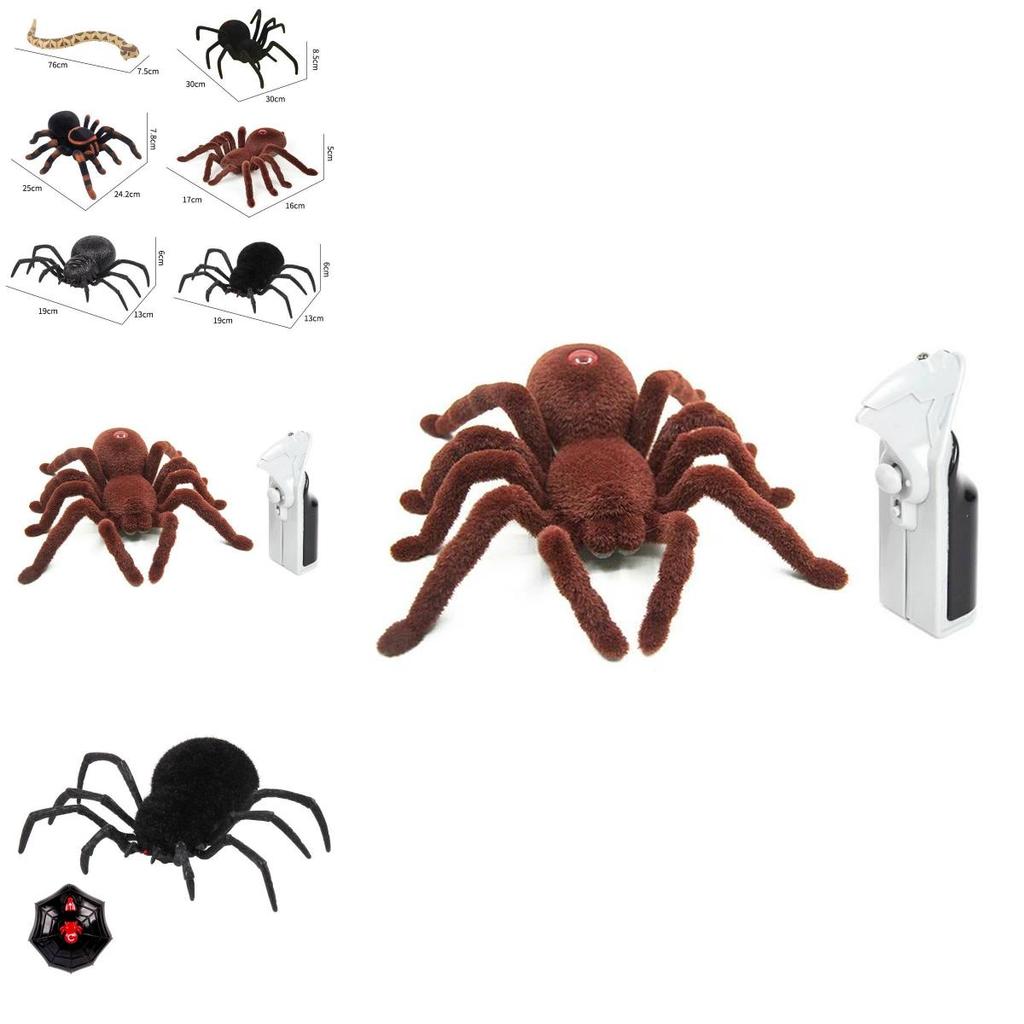 Remote Control Spider Toy With Plastic Material For Kids Age 7 To 14