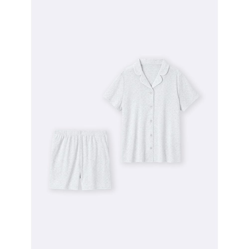 GU by Uniqlo Cotton Blend Pajamas  Short Sleeves   Shorts   Heart 
