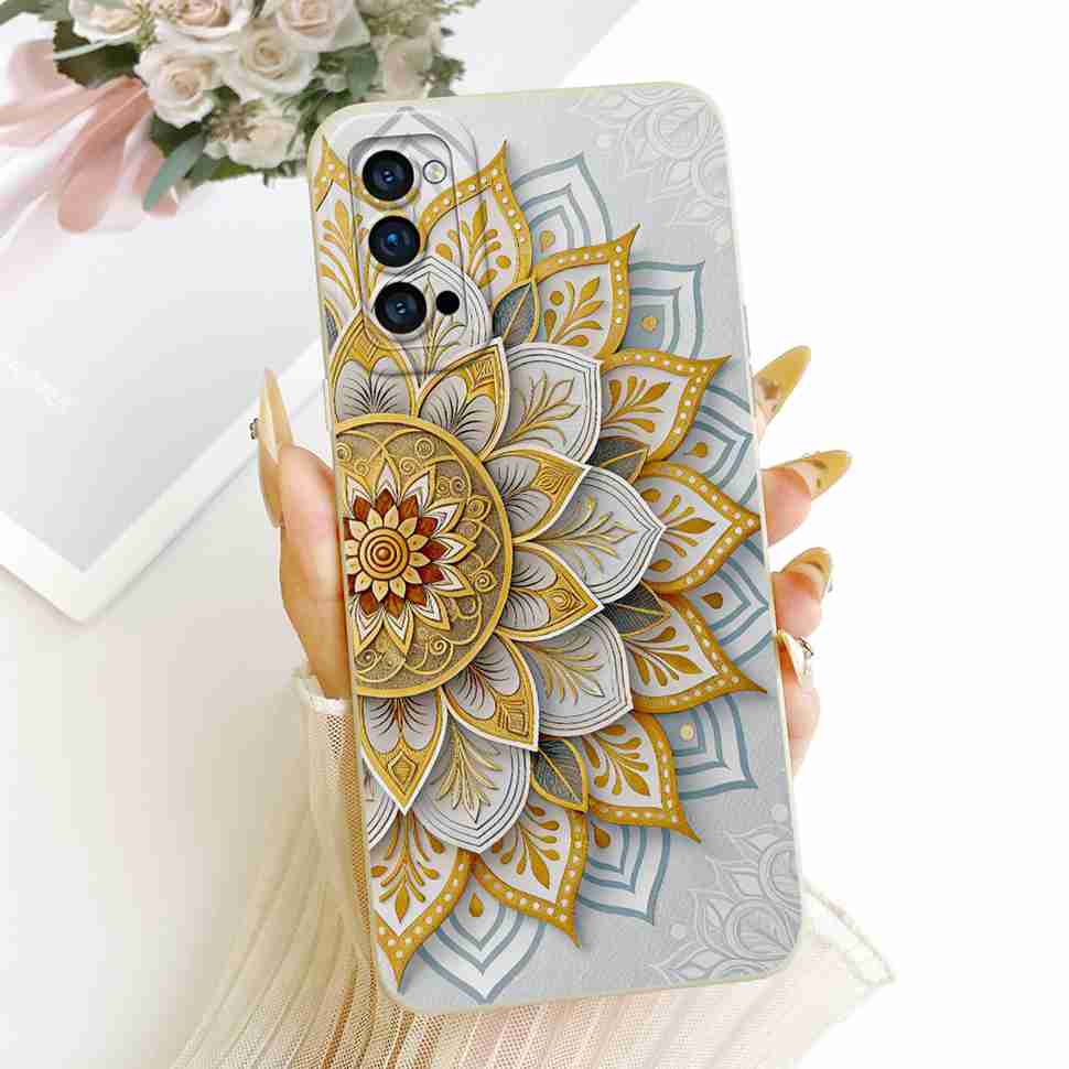 For Oppo Reno4 Pro 5G PDNM00 Case Stylish Color Paint Silicone Back Cover For Reno4 Pro Reno 4PRO 5G PDNT00 CPH2089 Phone Casing