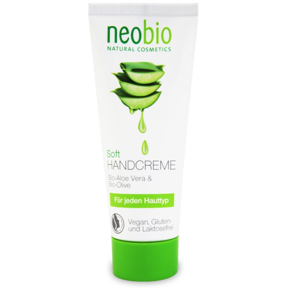 

Neobio - Нежный крем для рук с алоэ вера и оливковым маслом -