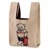 Blooming Great British Teddy Bear Knit Eco BagMy Bag (Packaged) Skater Bear 001579-0001-01