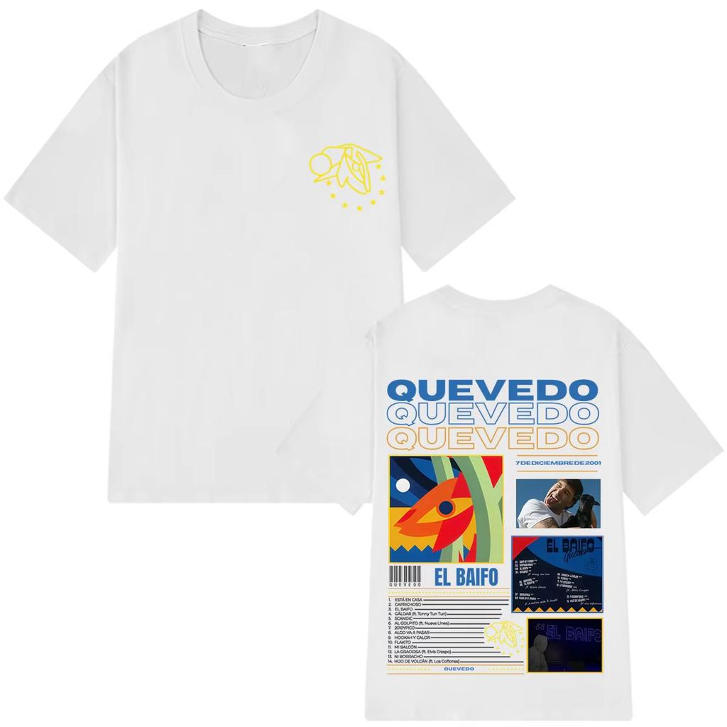 Quevedo El Baifo Tour Concert Graphic Print Unisex Women And Men T-shirt