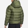 Nike Logo Casual Warm Thick Hooded Down Jacket Women Outerwear Olive-Green DQ5904-222