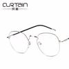 New retro ultra-light flat glasses, round glasses frame, can be equipped with myopia glasses frame tee