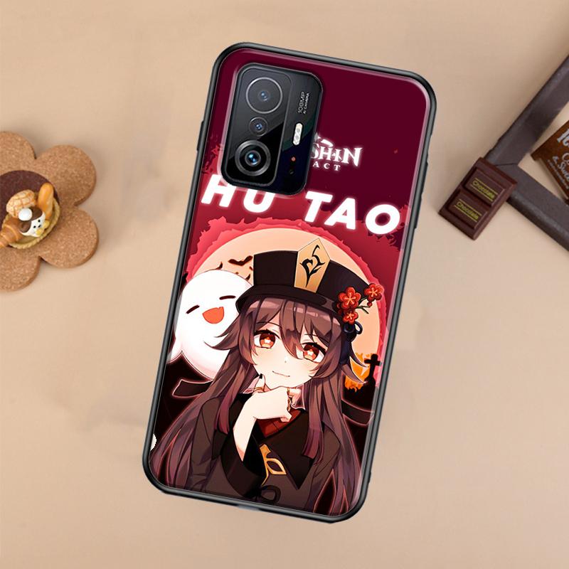 Hu Tao Genshin Impact Cartoon Case For Xiaomi POCO X7 X6 Pro X3 X5 M6 F3 F5 F6 Pro 11T 12T 13T 14T Pro 13 14 Ultra Cover
