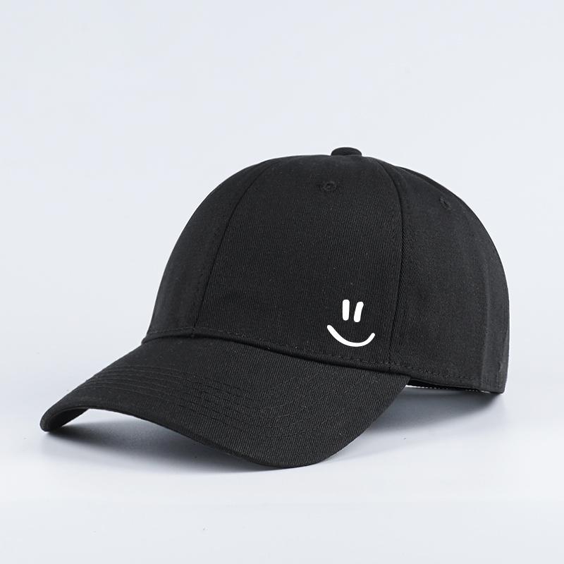 Women's Basic Smiley Graphic Baseball Cap Adjustable Casual Hat for Daily Travel Weekend Gathering Vacation Party