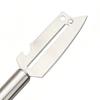 Vegetable Peeler with Ergonomic Handle 2 In 1 Bottle Opener Stainless Steel Peeler for Melons Potatoes Cucumbers Pumpkin Sugar Cane