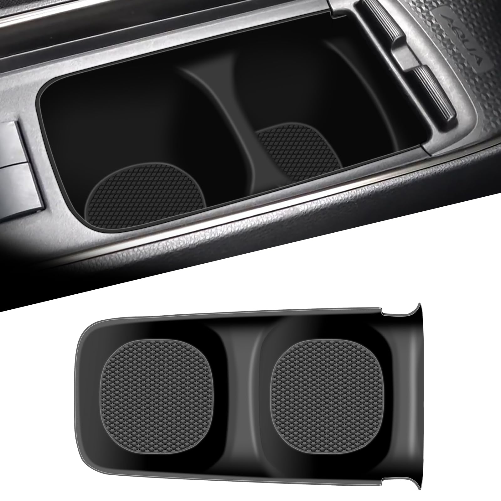 

FDAIUN Подстаканник для автомобиля Подходит для Toyota Aqua серии MXPK1 Подстаканник на центральной консоли автомобиля Внутренний подстаканник для автомобиля TOYOTA AQUA MXPK10 MXPK11 MXPK15 Легкий черный подстаканник, чёрный