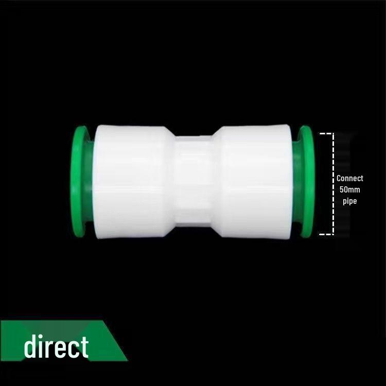 Quick Connect PPR Ball Valve PVC Elbow Tee, No Hot Melt, 4 Points/40 PE Water Pipe Fittings.