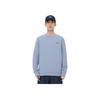 Li Ning Plain Logo Pullover Sweatshirt Men tops Soft-Gray-Blue AWDSB81-5