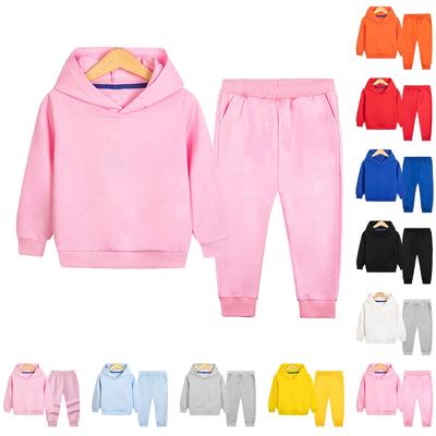 Kinder Anzug Jungen Und Mädchen Winter Langarm Hoodie Hosen Sport Anzug