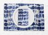 S4Sassy Blue Wave Shibori Washable Placemats & Napkins Table Decor Dining