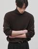 WORK ON BODY OFF Rested Semi-Overfit Turtleneck Knit [Brown]