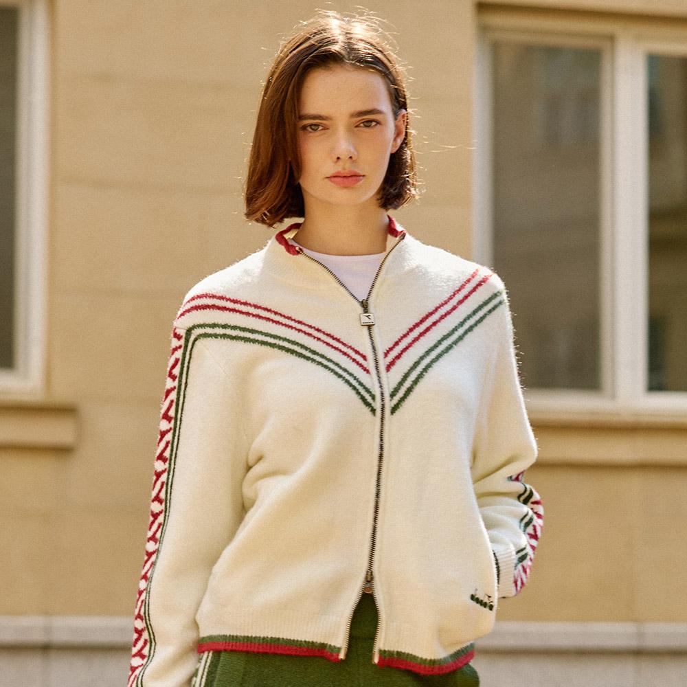 Diadora Freeze Sweater Track Jacket Off White