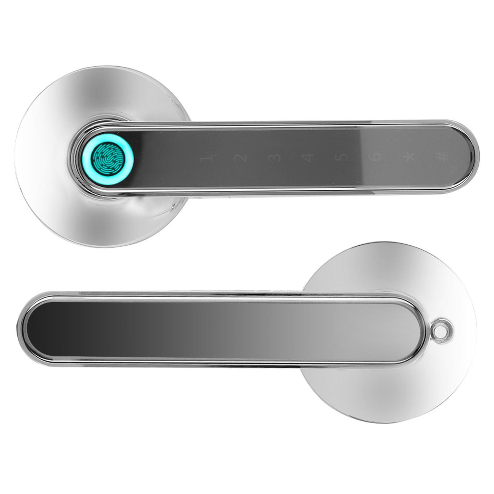 Smart Bluetooth Door Handle Lock Biometric