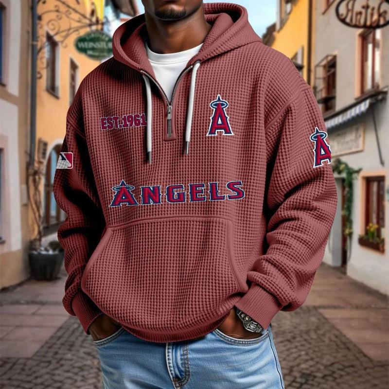 Mens Zip-Up Hoodie NFL Collection Streetwear Loose Fit Casual Sweatshirt Fall