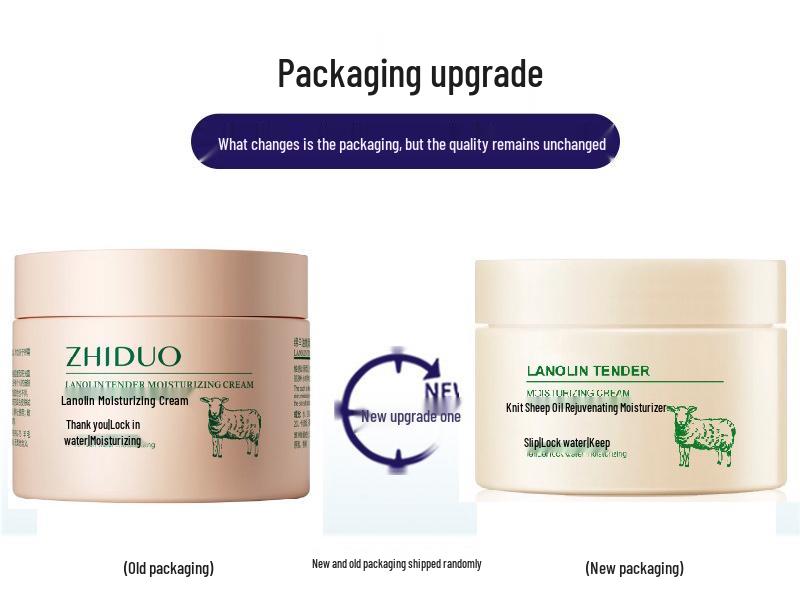 Cindynell Lanolin Hydrating Face Cream for Autumn-Winter Moisturizing & Skin Care