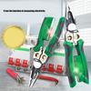 Delicate Electrical Pliers for Safe Wires Stripping Twisting Cutting and Live Wires Detection 12V 250V Alarms