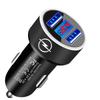 Car Charger 2 USB Ports Fast Charging Digital Display Car Accessories For Opel Astra J Insignia Astra G Corsa Zafira B Mokka Vivaro Meriva