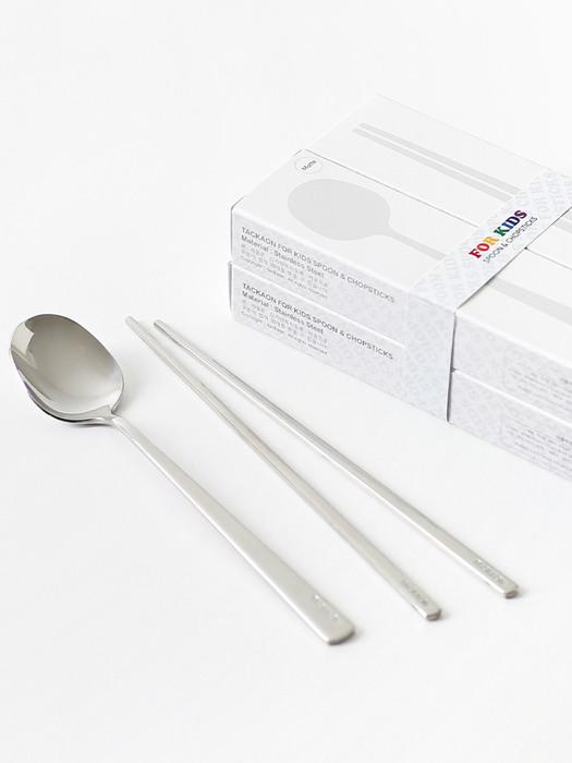 

TACKAON Children s Spoon Set (4 sets) Glossy/Matte (2 types) Matte