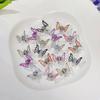10pcs/set Women Girls Cute Butterfly Shape Small Hair Claws Ponytail Sweet Decorate Hair Clips Hairpins Hair Accessories