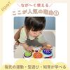 Spielzeug königliche Baby Trommel (Lernspielzeug/Förderung der Sensibilität) Langlebiges Spielzeug für Babys und Kinder (Trommel/Geräuschspielzeug) Tragbare Musik und Melodie F